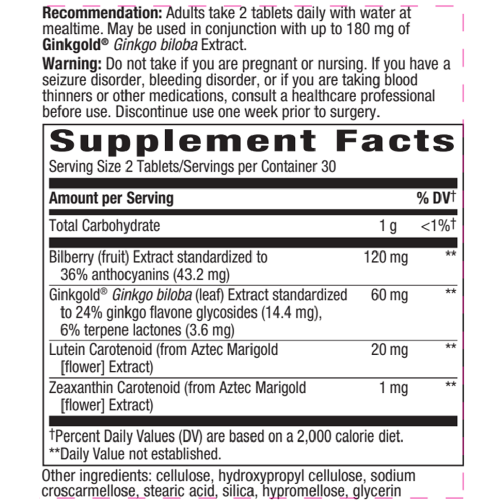 Product image for Ginkgold Eyes.