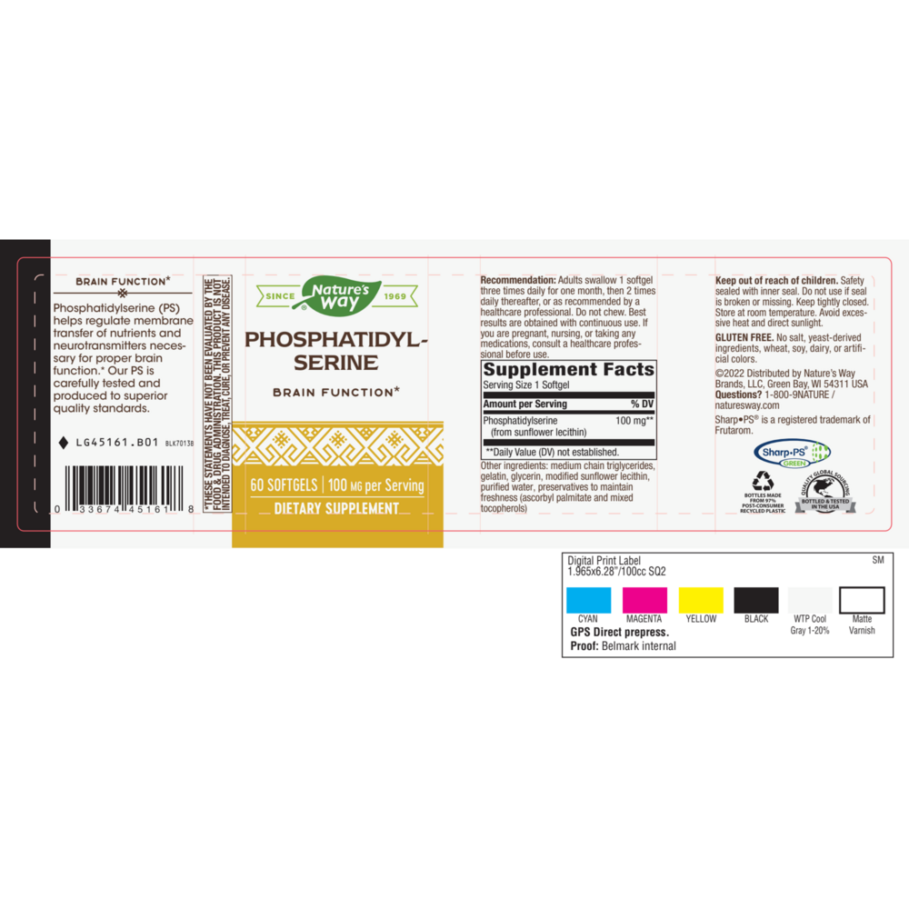 Product image for Phosphatidylserine.