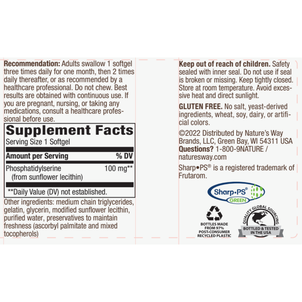 Product image for Phosphatidylserine.