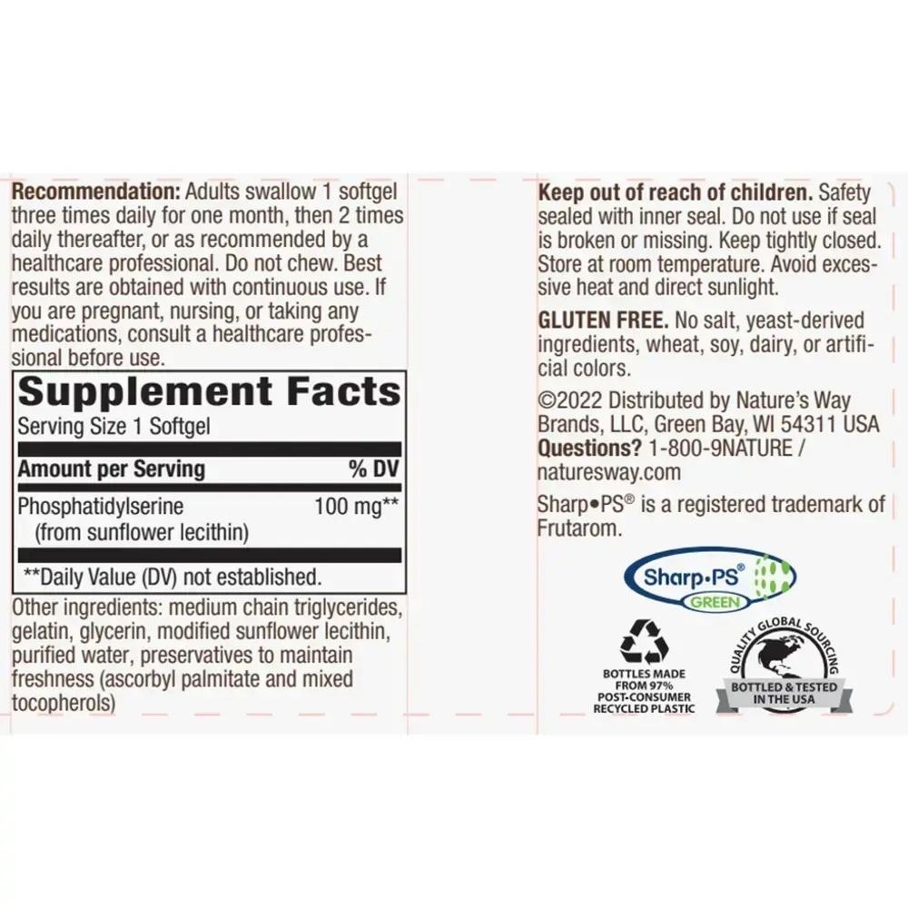 Product image for Phosphatidylserine.