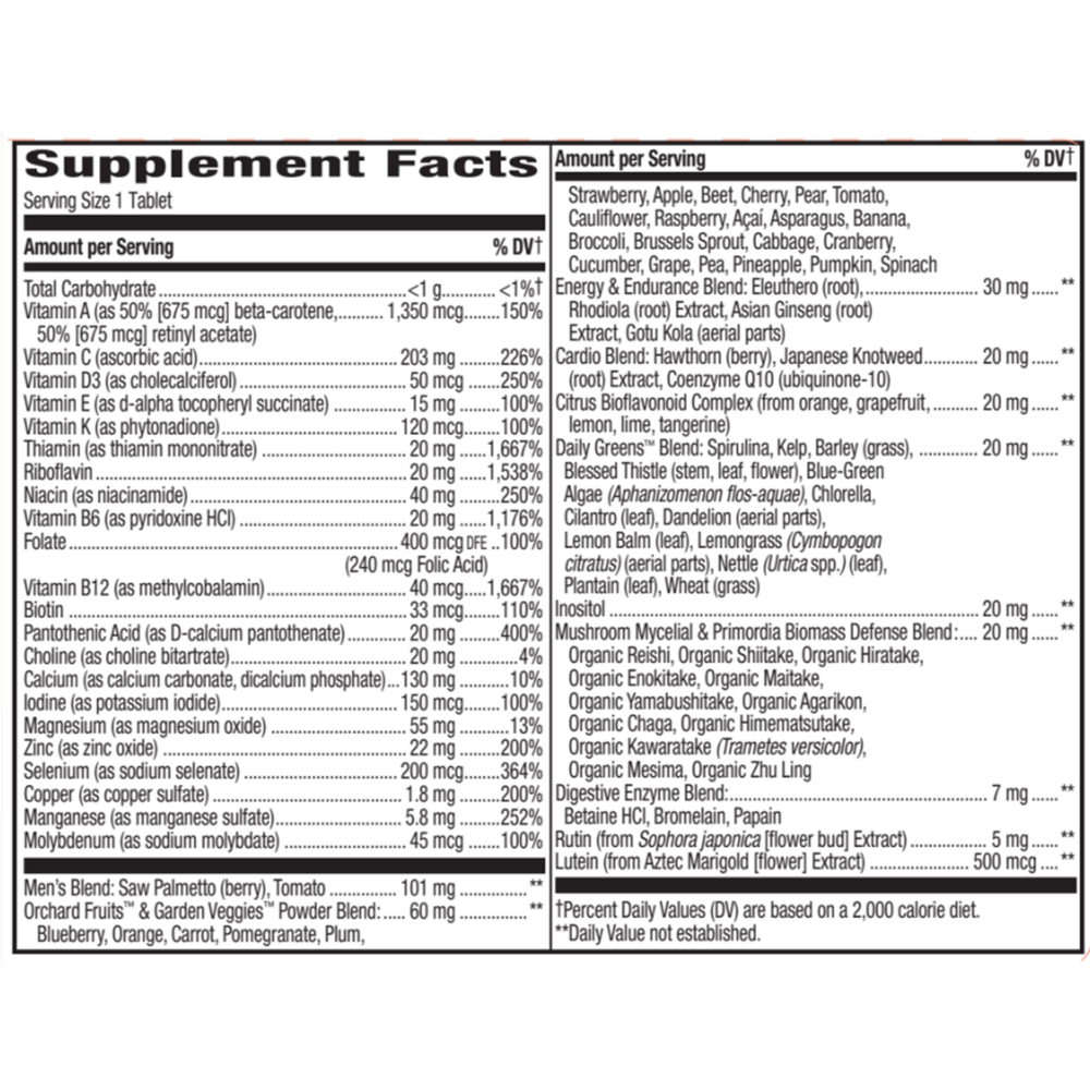 Product image for Alive! Once Daily Mens Multi (Ultra Potency).