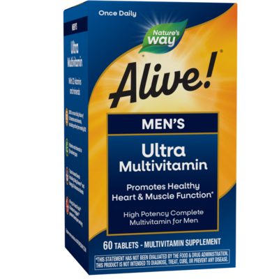 Alive! Once Daily Mens Multi (Ultra Potency) 60 tablets
