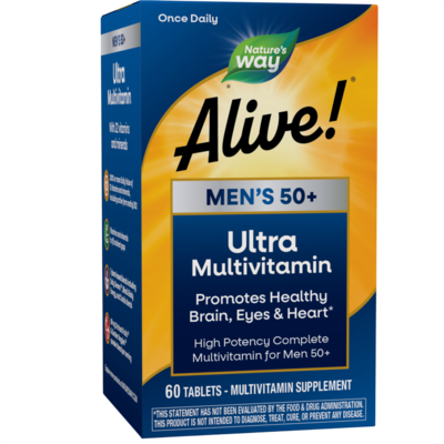 Alive! Once Daily Mens 50+ Multi (Ultra Potency) 60 tablets