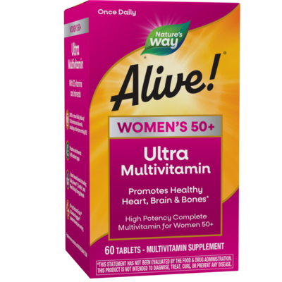 Alive! Once Daily Womens 50+ Multi (Ultra Potency) 60 tablets
