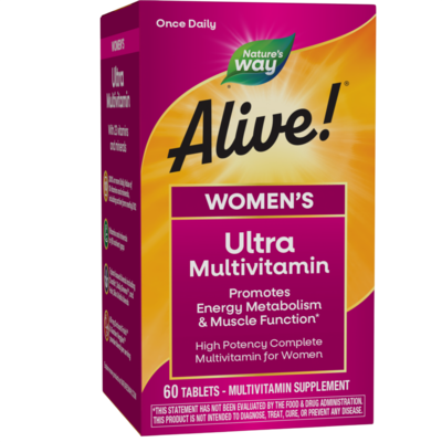 Alive! Once Daily Womens Multi (Ultra Potency) 60 tablets