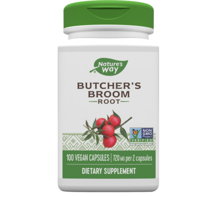 Butcher's Broom Root 100 capsules