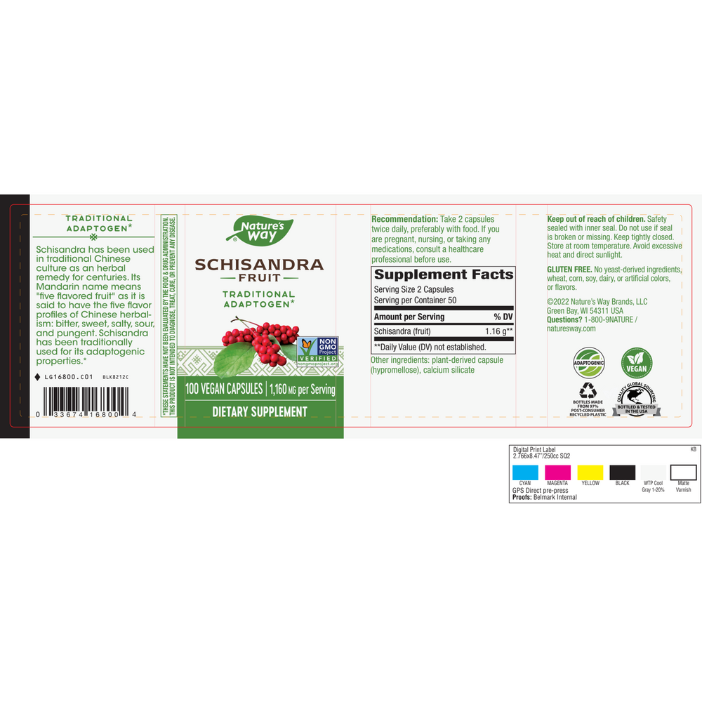 Product image for Schizandra Fruit.