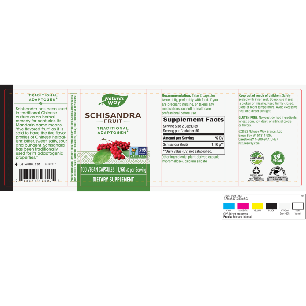 Product image for Schizandra Fruit.
