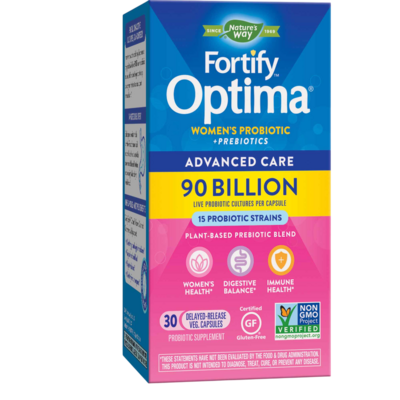 Fortify™ Optima® Women’s 90 Billion Probiotic + Prebiotic 30 capsules Fortify™ Optima® Women’s 90 Billion Probiotic + Prebiotic 30 capsules