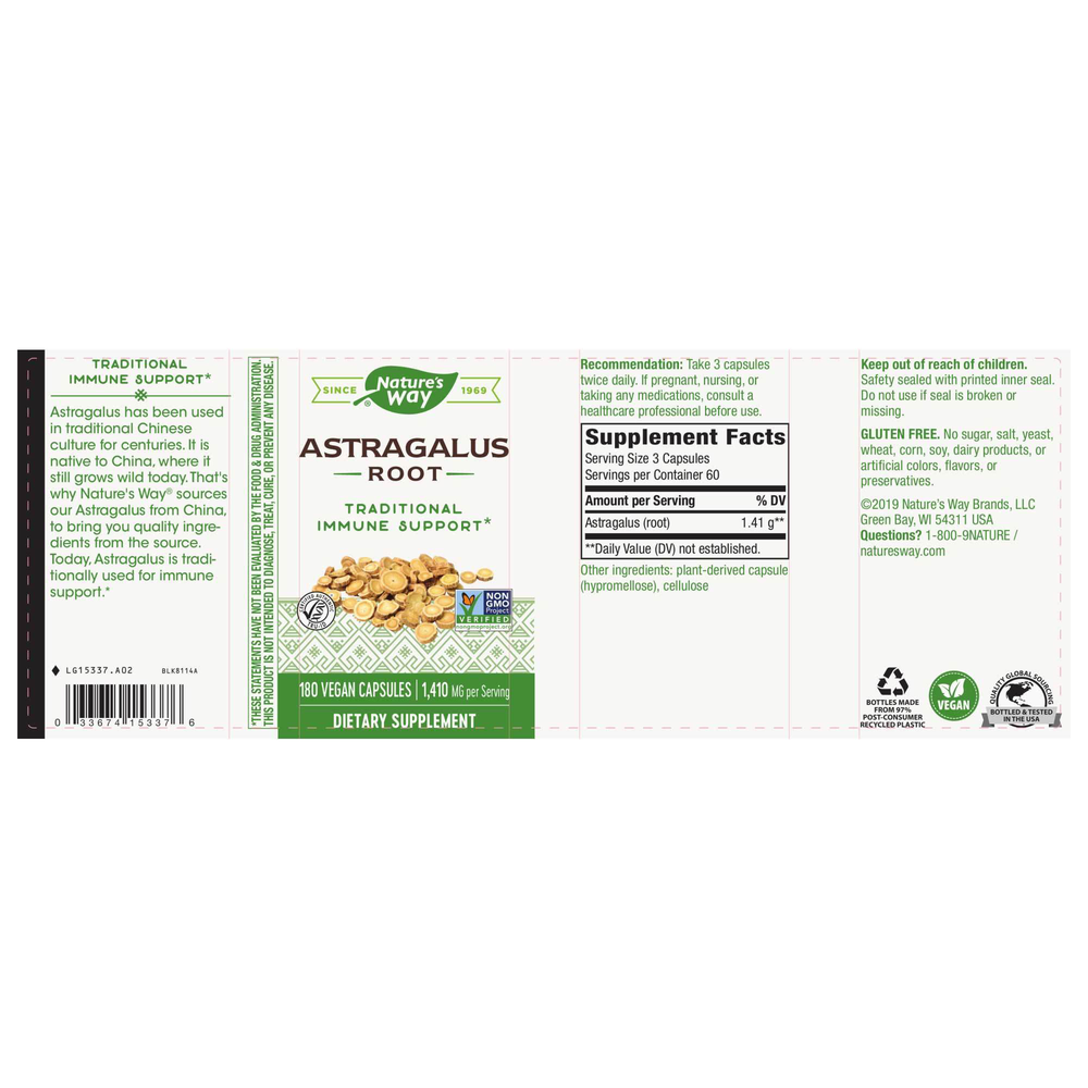 Product image for Astragalus Root.