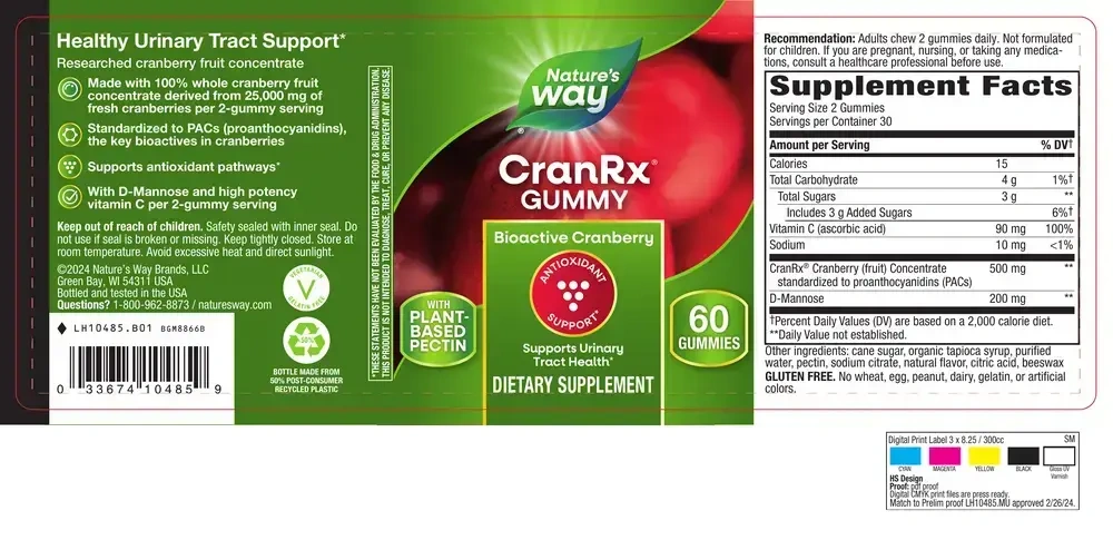 Product image for CranRx Gummies.
