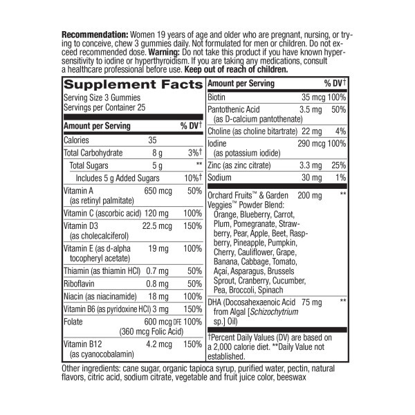 Product image for Alive Prenatal Gummy Multi Gummies.