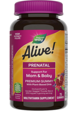 Alive Prenatal Gummy Multi Gummies 75 Gummies