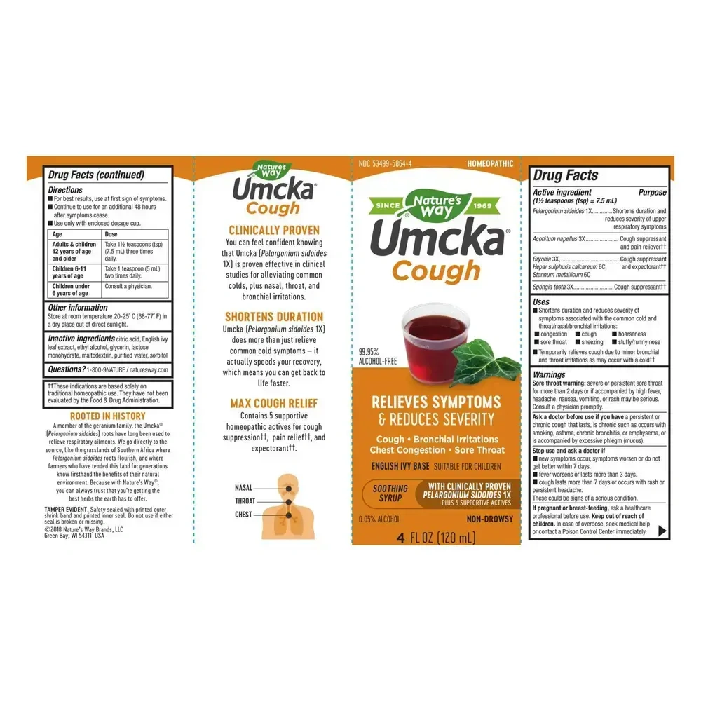 Product image for Umcka Cough Max Relief Syrup.
