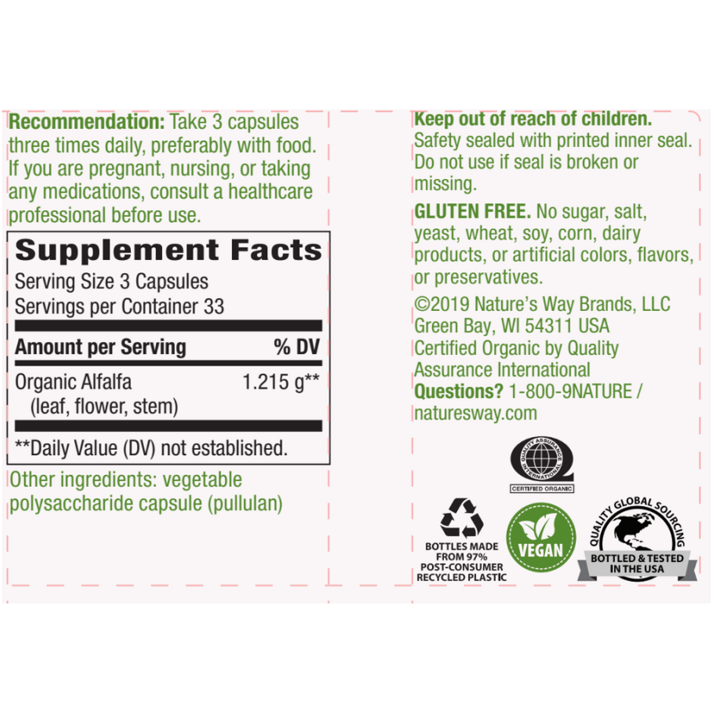 Product image for Alfalfa Young Harvest.