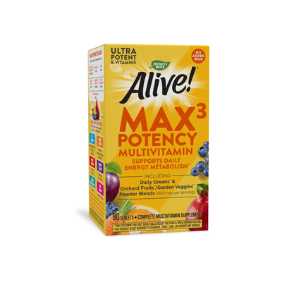Alive!® Max3 Daily Multi-Vitamin Iron-free product image