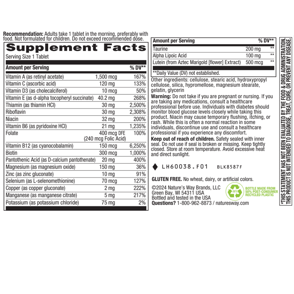 Product image for alpha betic® Multivitamin Energy Support.