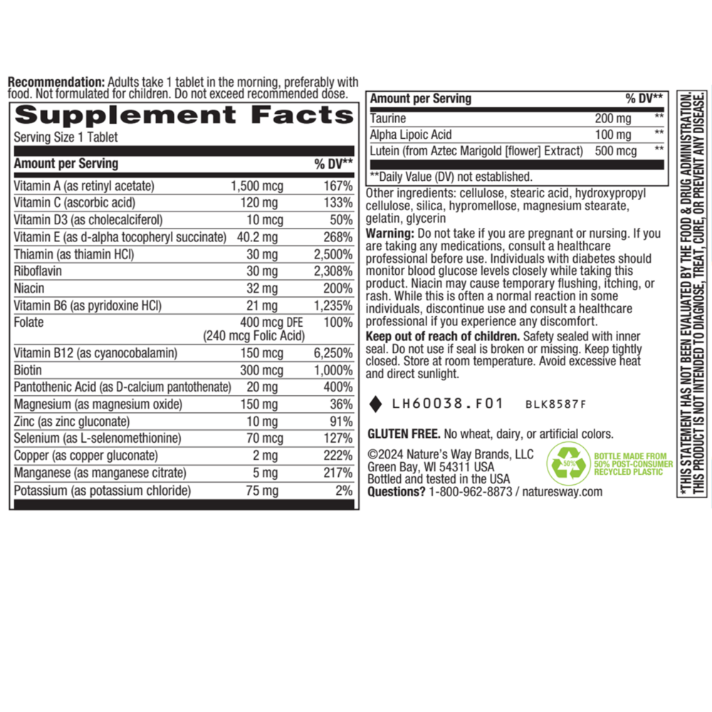 Product image for alpha betic® Multivitamin Energy Support.