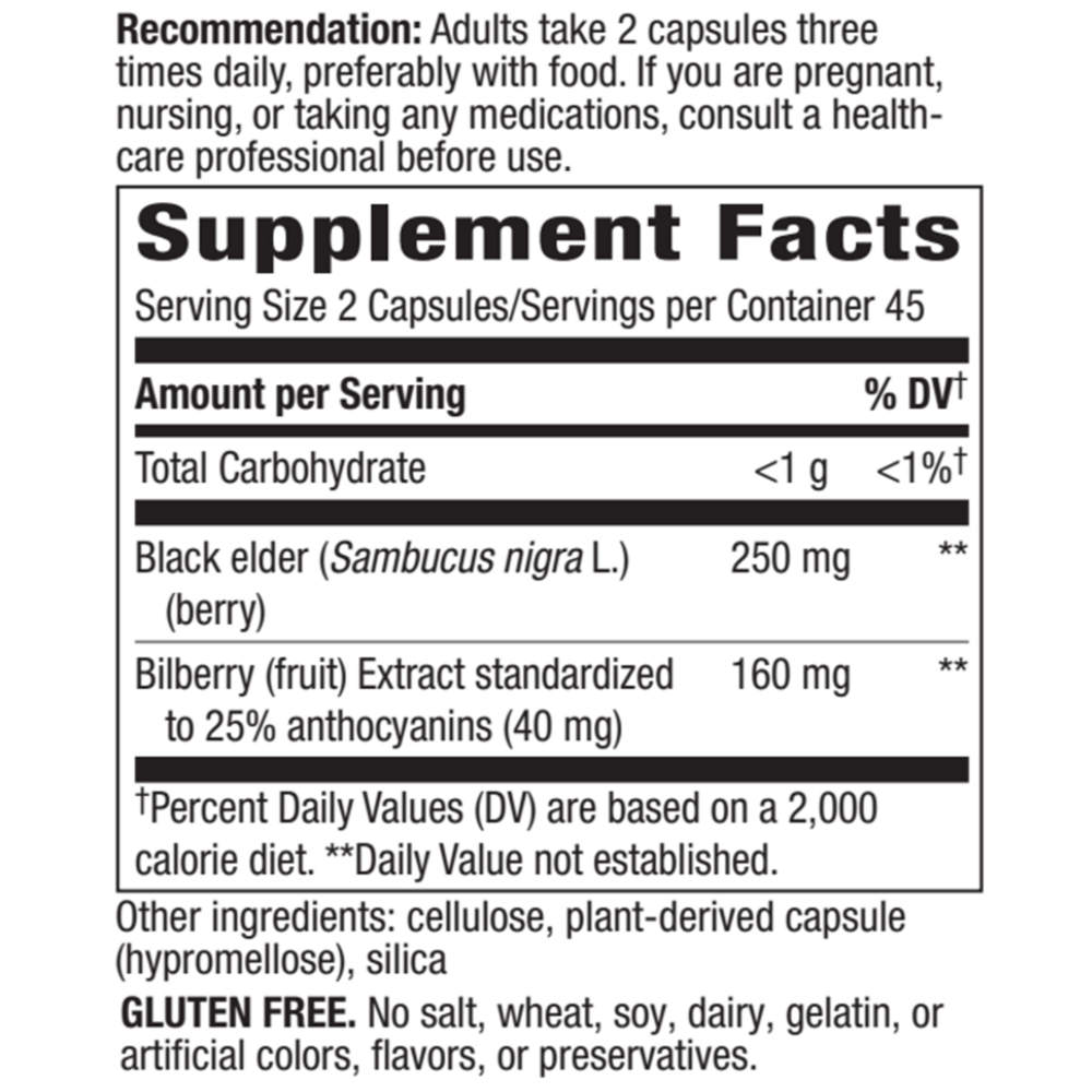 Product image for Bilberry Standardized.