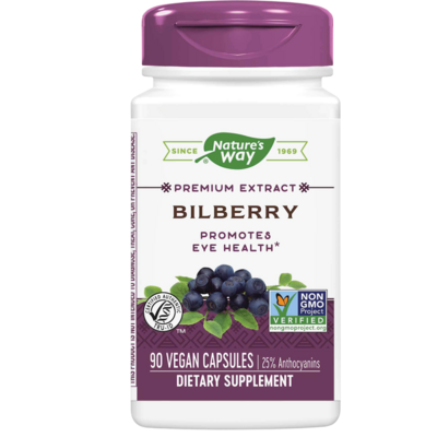 Bilberry Standardized 90 capsules