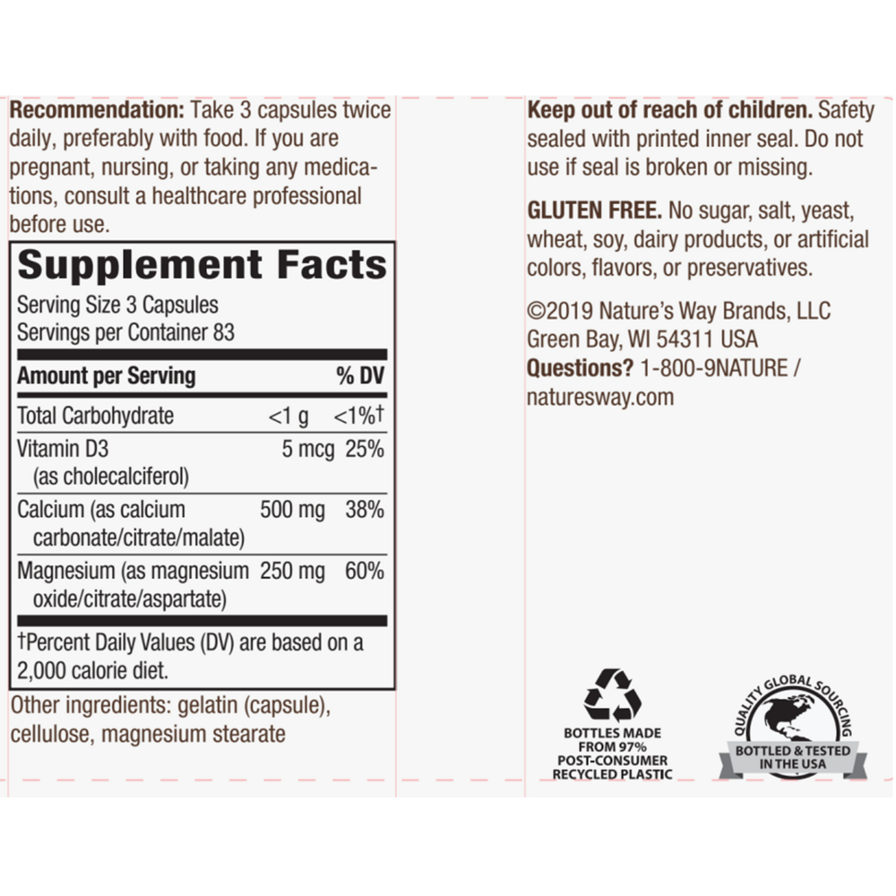 Product image for Calcium–Magnesium–Vitamin D.