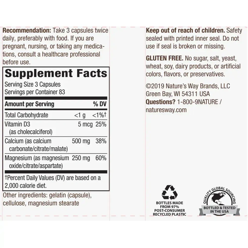 Product image for Calcium–Magnesium–Vitamin D.