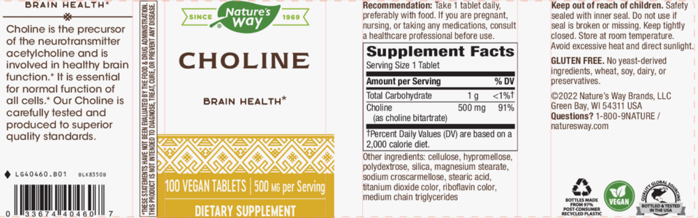 Product image for Choline.