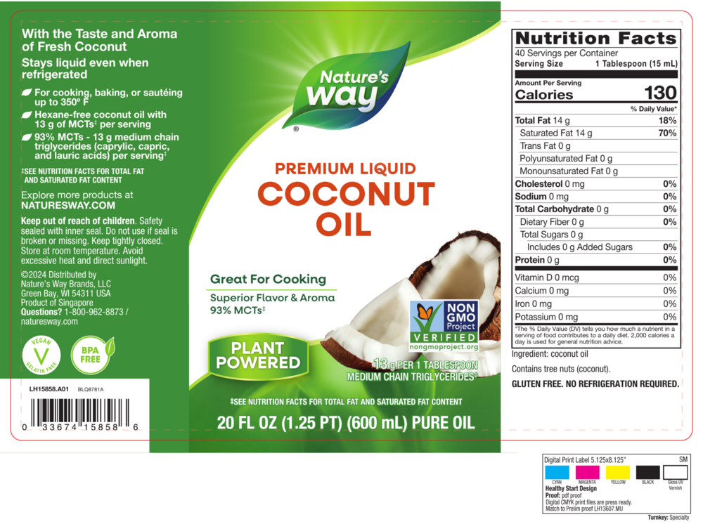 Product image for Coconut Oil.