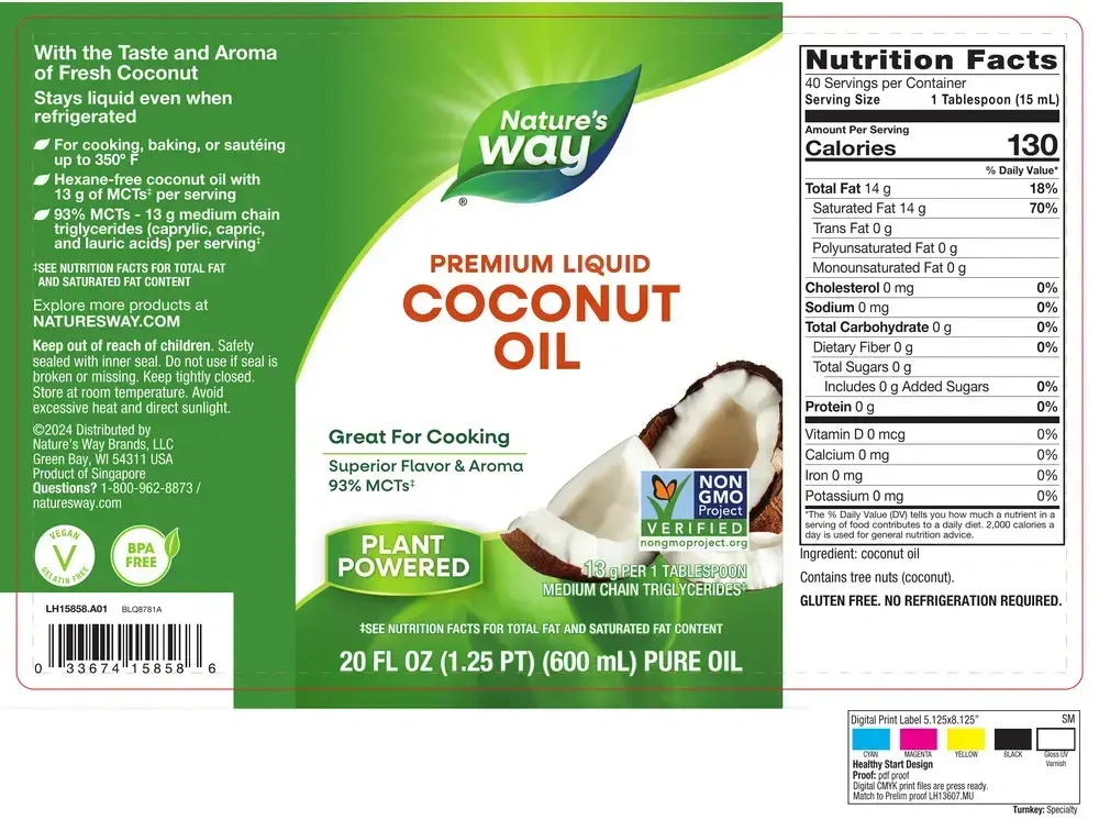 Product image for Coconut Oil.
