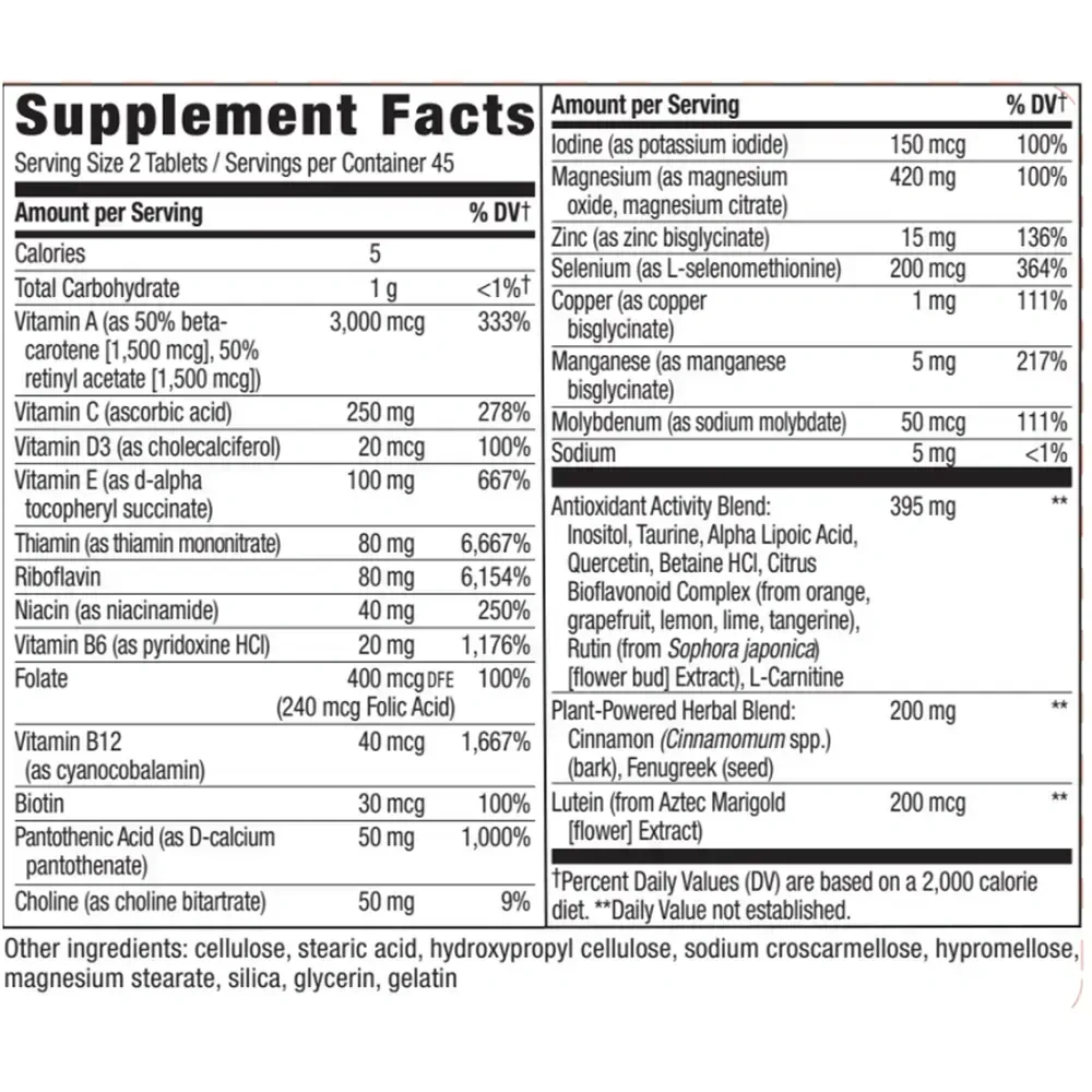 Product image for Completia® Diabetic Multi-Vitamin.