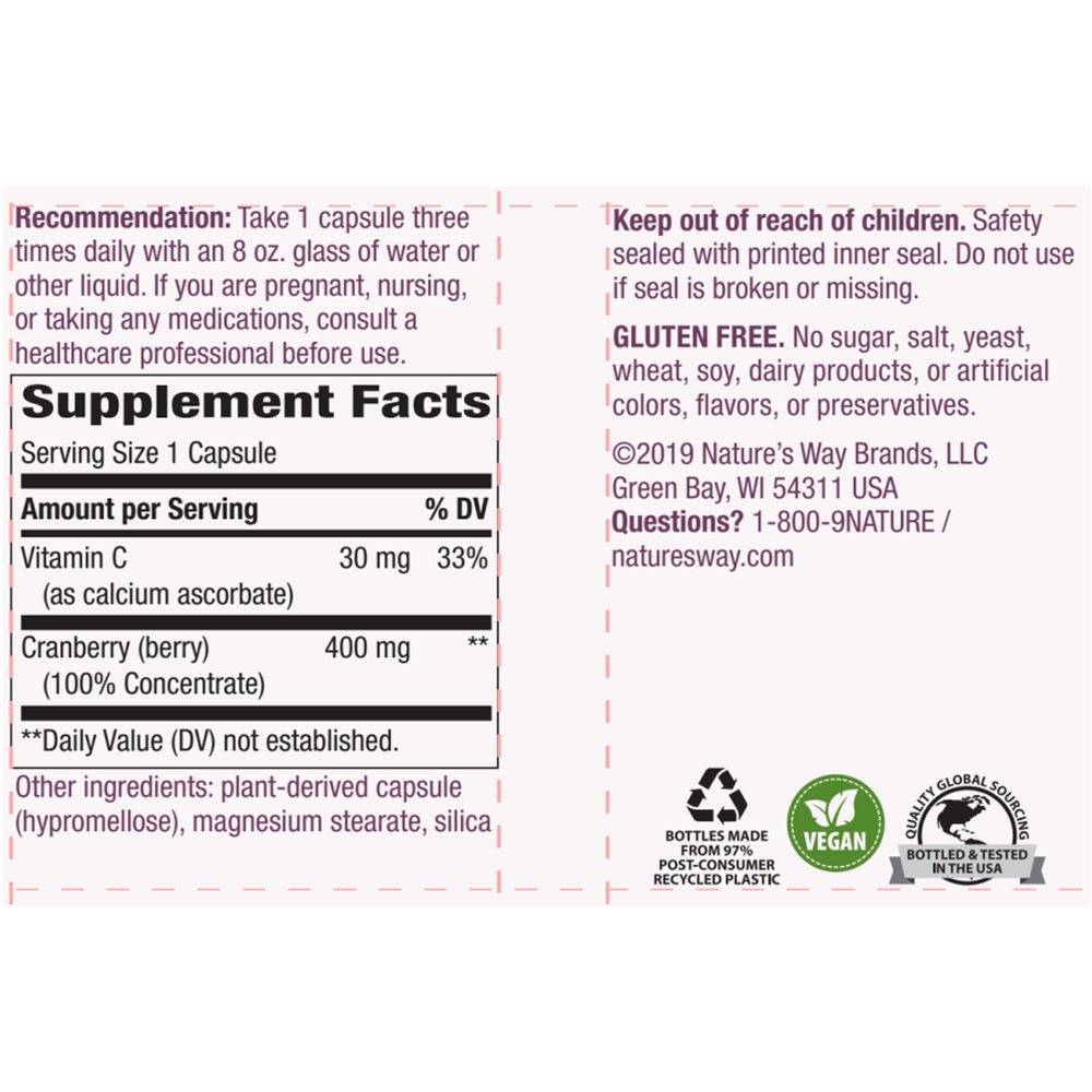 Product image for Cranberry Standardized.