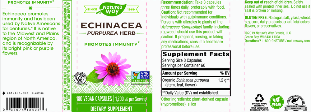 Product image for Echinacea Purpurea Herb.