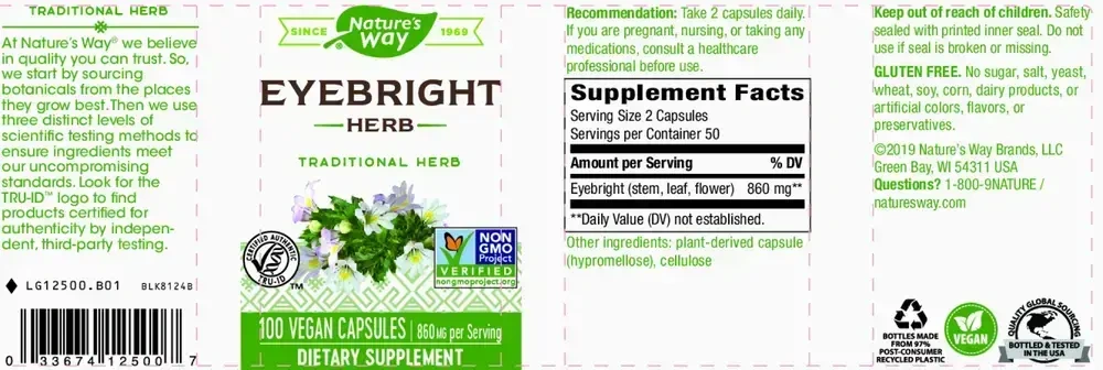 Product image for Eyebright Herb.