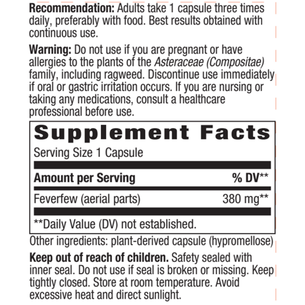 Product image for Feverfew Herb.