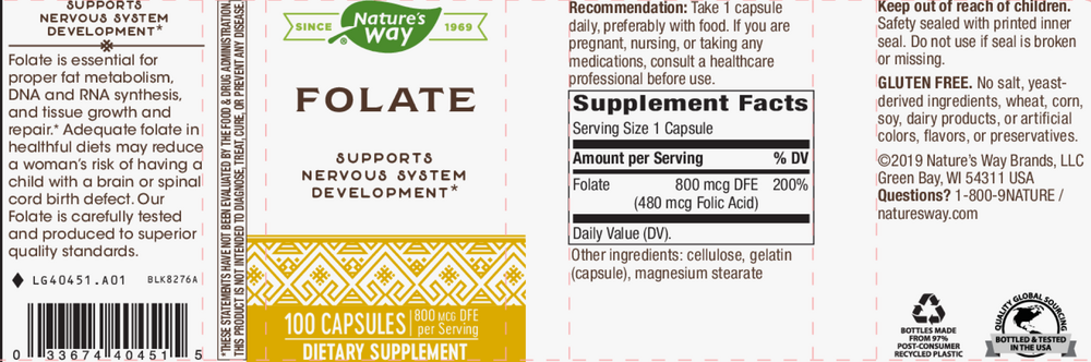 Product image for Folate.
