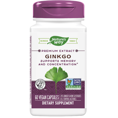 Ginkgo Standardized 60 capsules