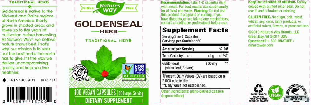Product image for Goldenseal Herb.