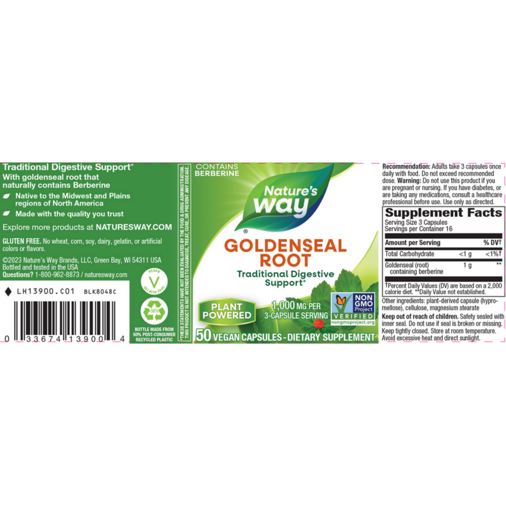 Product image for Goldenseal Root.