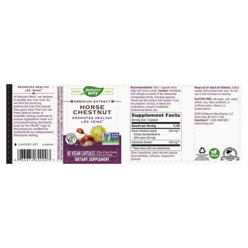 Product image for Horsechestnut Standardized.