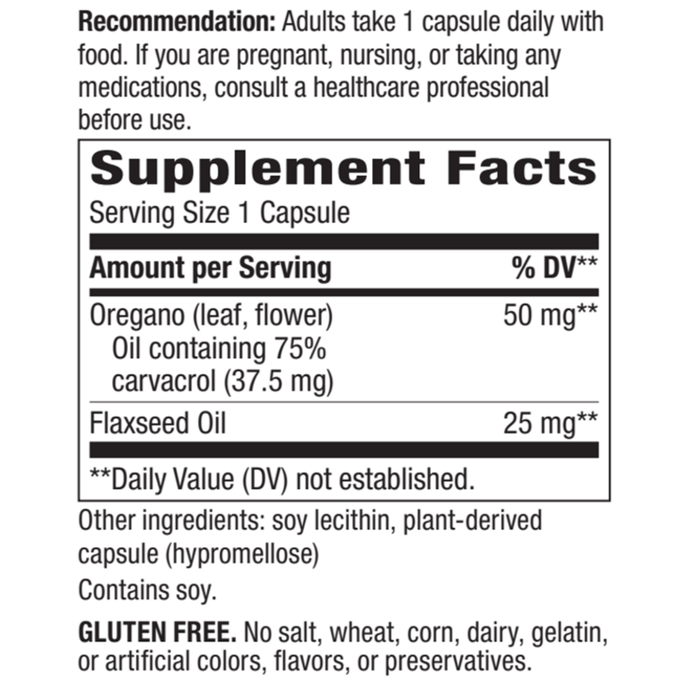 Product image for Oregano Oil Standardized.