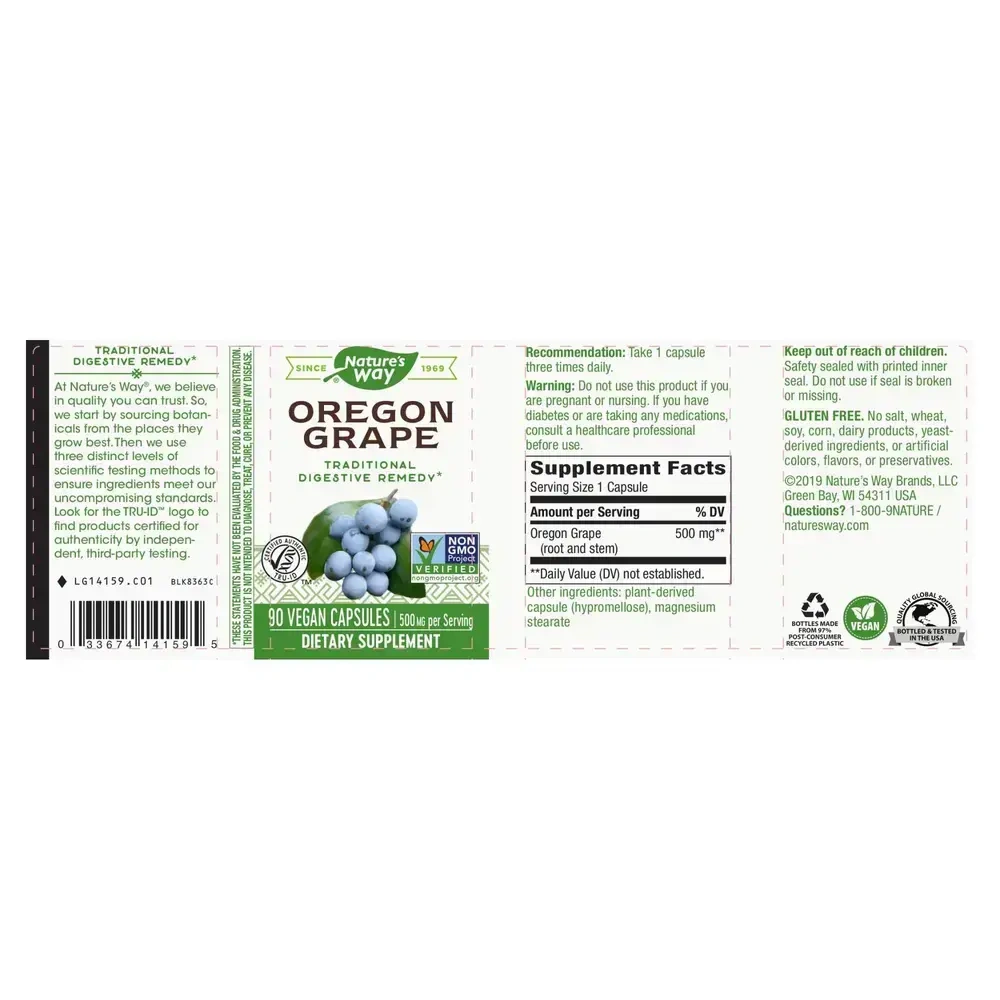 Product image for Oregon Grape Root.