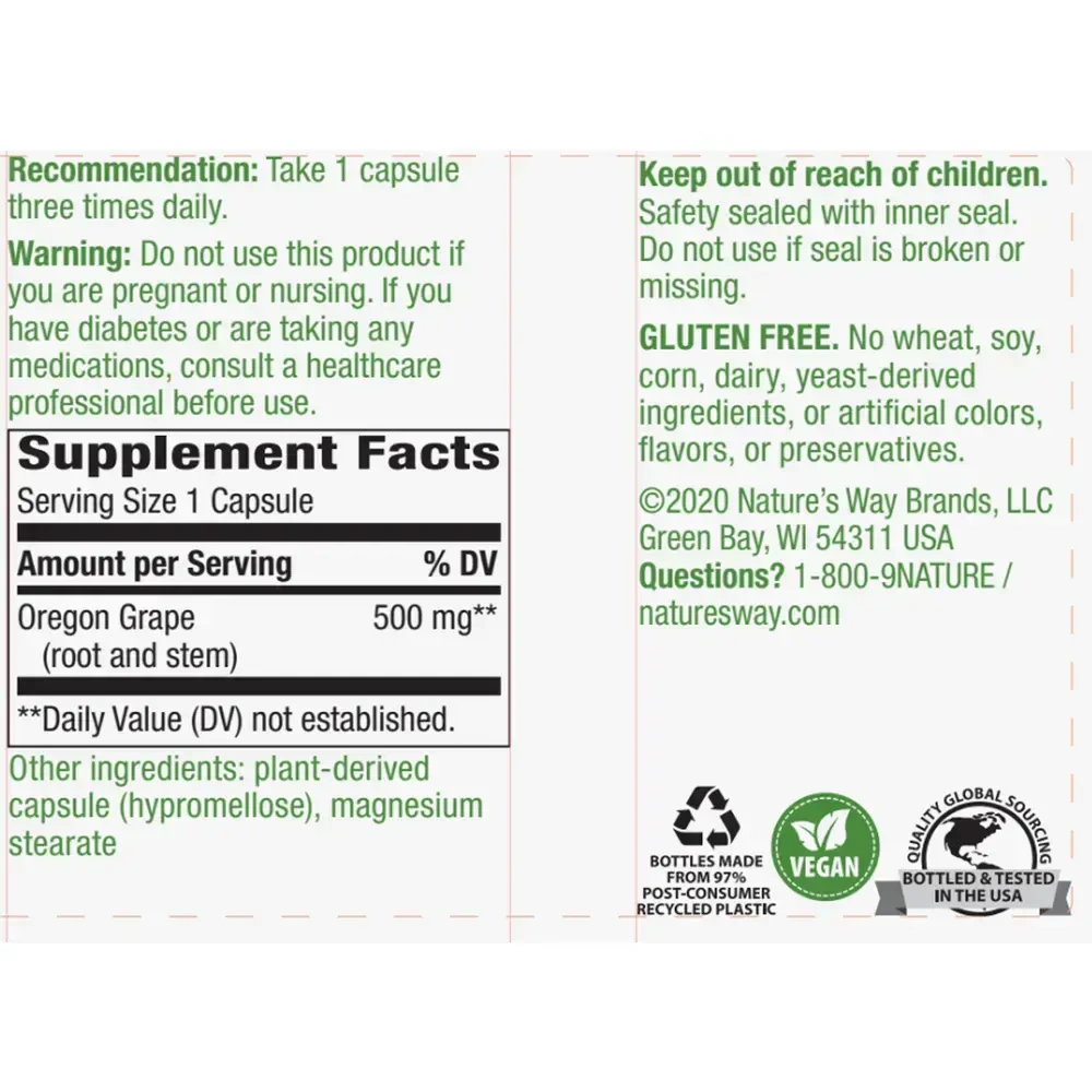 Product image for Oregon Grape Root.