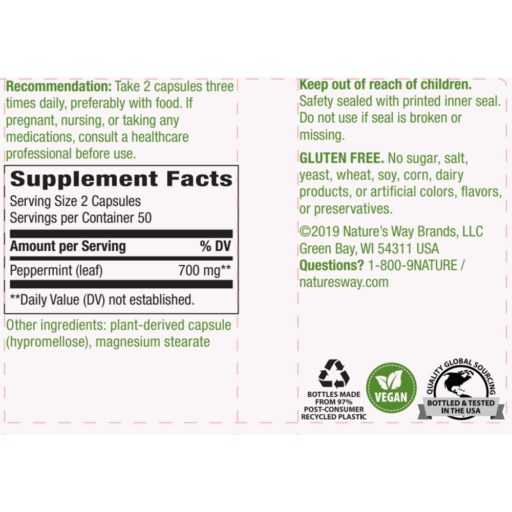 Product image for Peppermint Leaf.