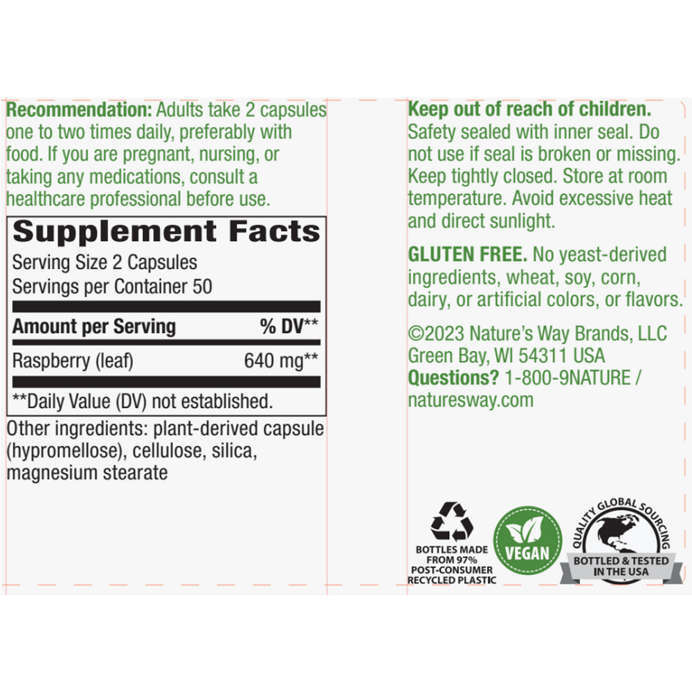 Product image for Red Raspberry Leaf.