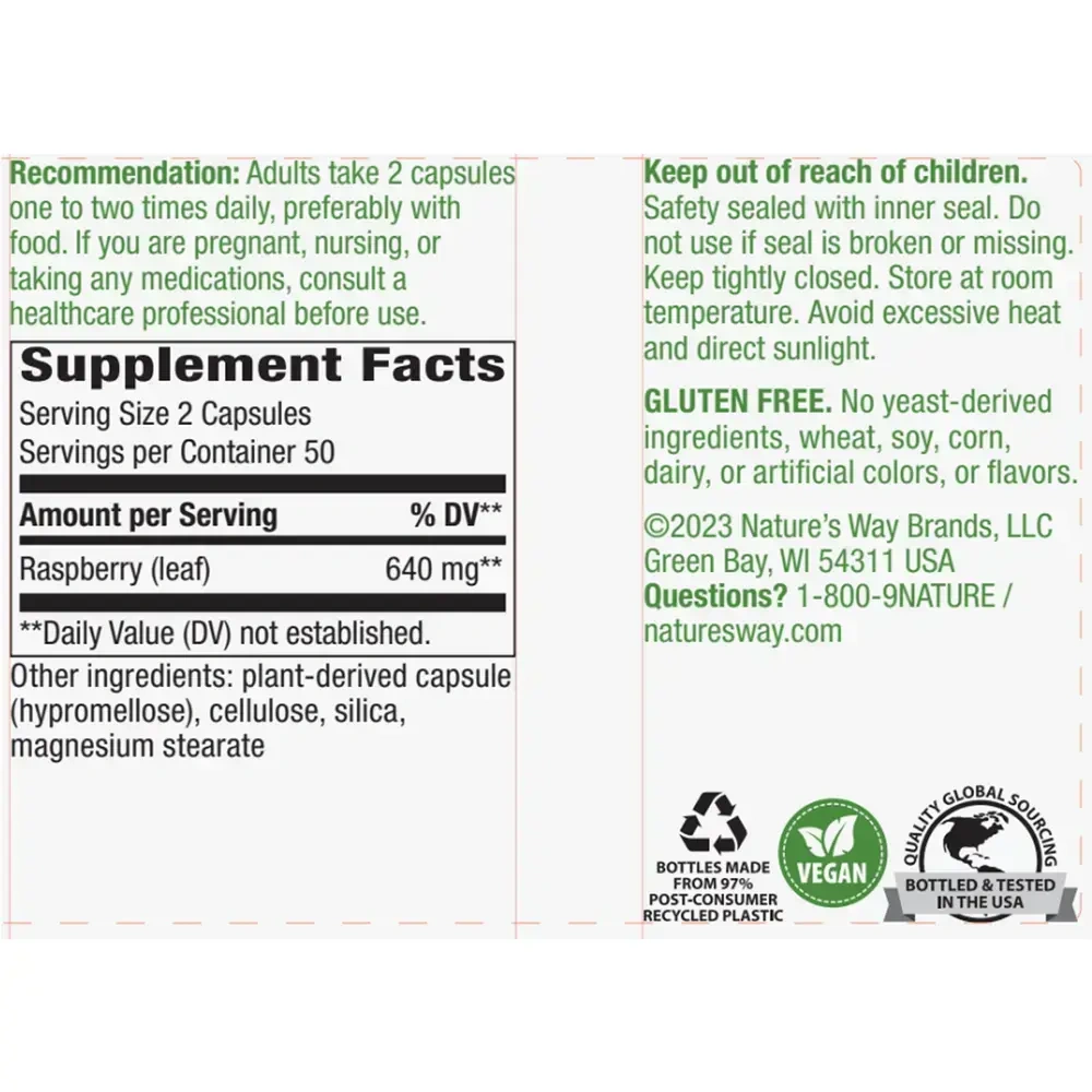 Product image for Red Raspberry Leaf.