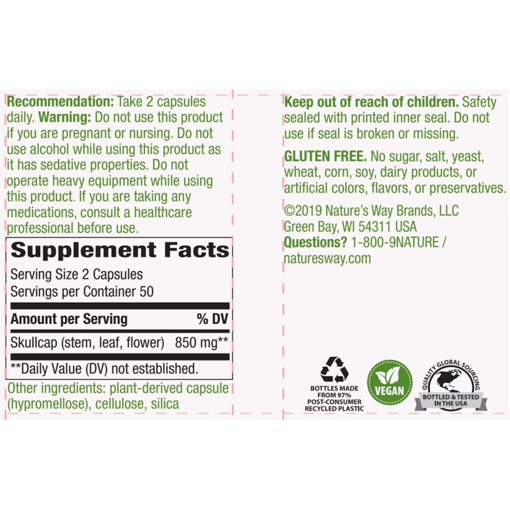 Product image for Scullcap Herb.