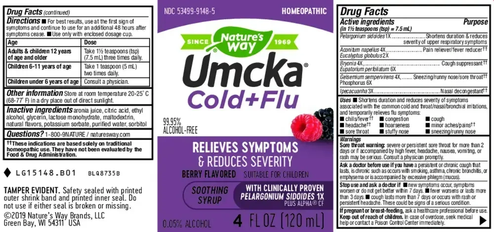 Product image for Umcka® Cold+Flu Syrup Berry.