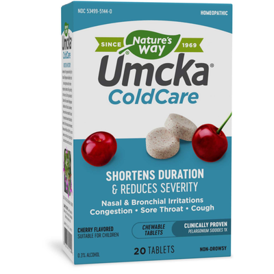 Umcka® ColdCare Cherry Flavor Chewable product image
