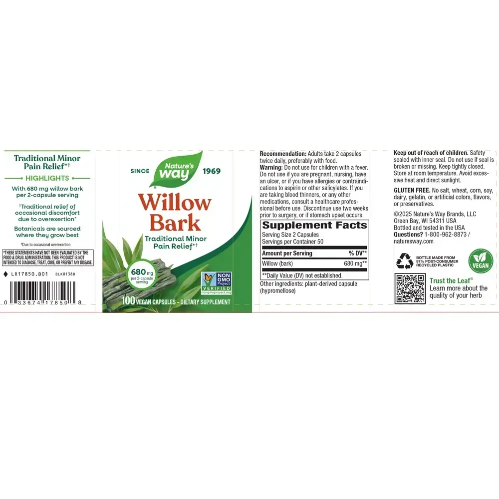 Product image for Willow Bark.