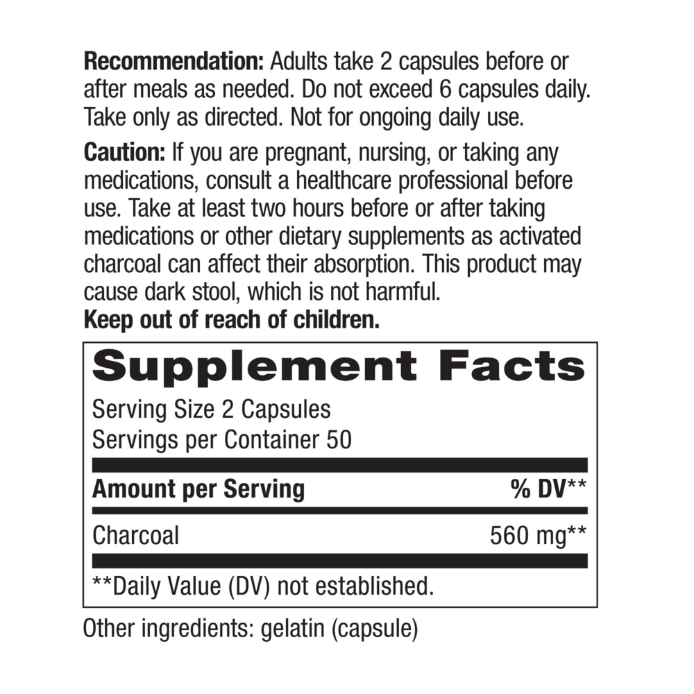 Product image for Activated Charcoal.